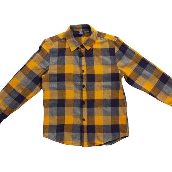 Bear Camp Other - Bear Camp Boy's Timothy Long Sleeve Plaid Flannel Button Down Shirt Size 5